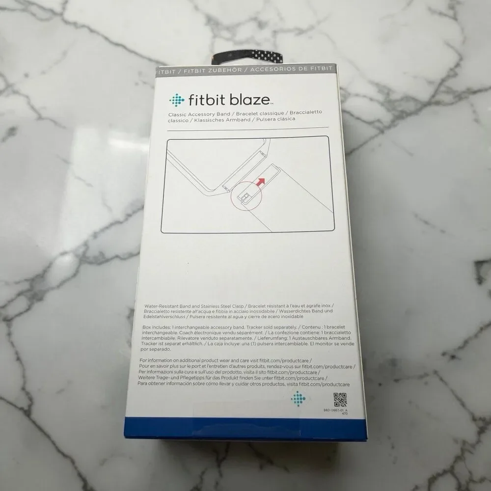 Fitbit Blaze Classic Accessory‎ Band- Size Large-Purple